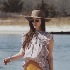 NWT Love the Label Ruffle Lavender Josepha Top